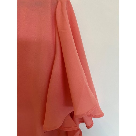 Torrid Flowy Pink Peplum  Polyester Top- Size 3 - Picture 9 of 9